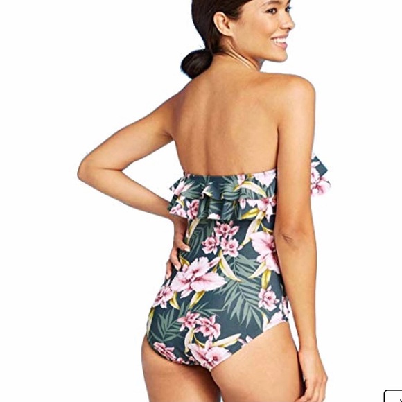 🌸NWT TROPICAL HIGH COVERAGE SWIMSUIT - Picture 3 of 10